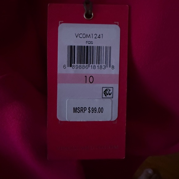 NWT Vince Camuto Pink Sleeveless Dress - Picture 9 of 9